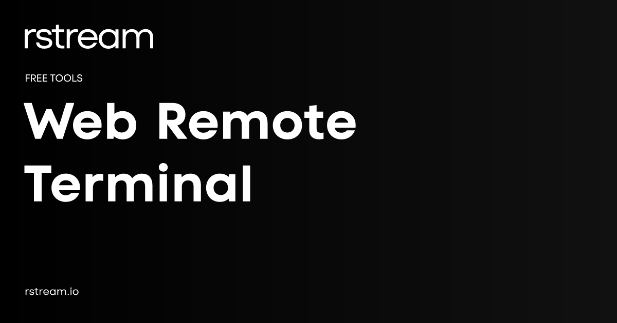 Web Remote Terminal